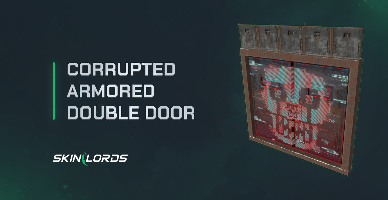 Corrupted Armored Double Door rust item store