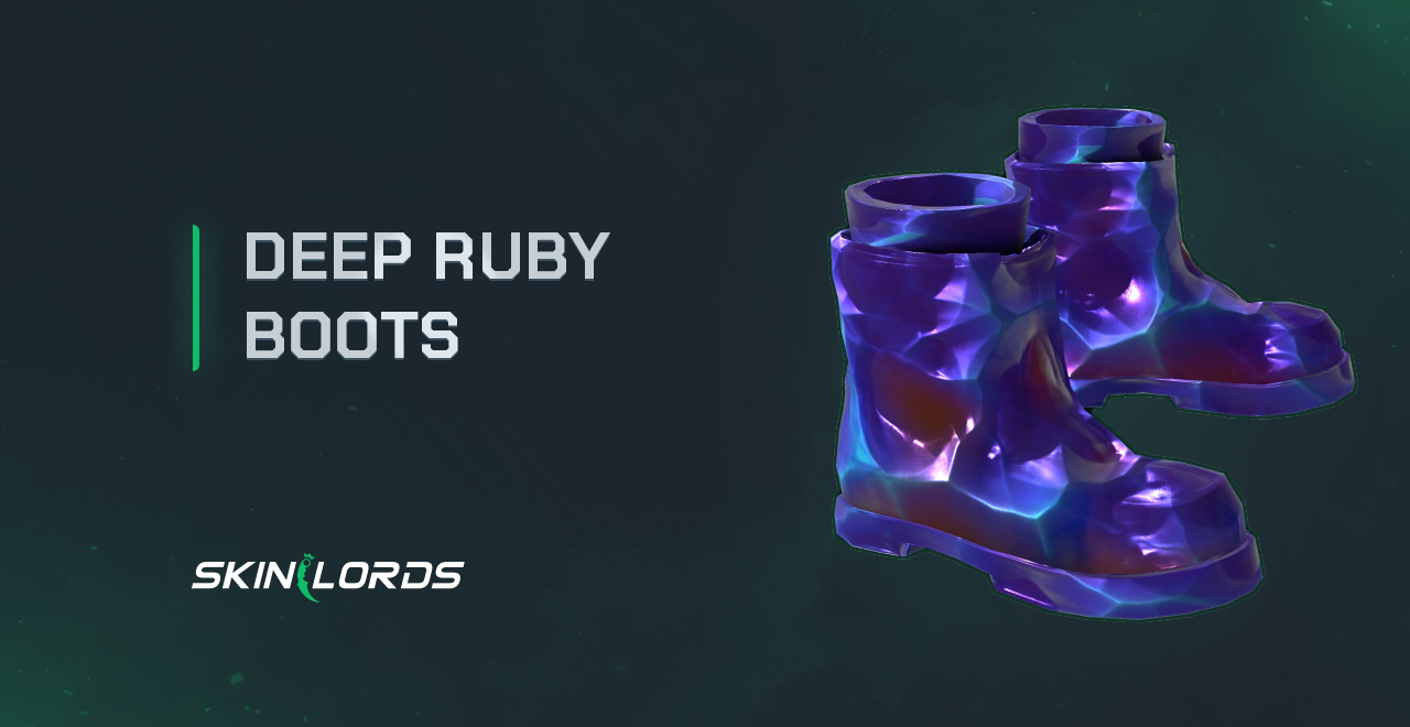 Deep Ruby Boots rust item store
