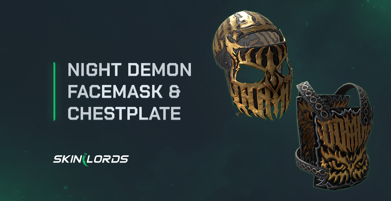 Night Demon Facemask & Chestplate rust item store