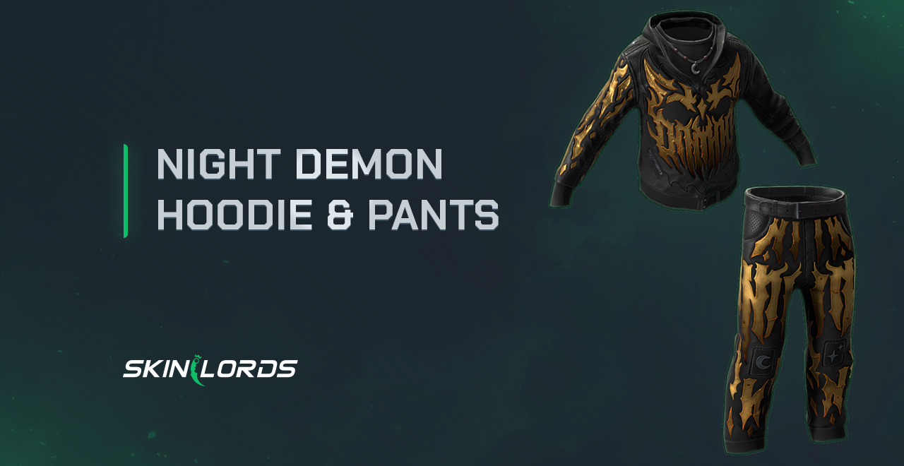 Night Demon Hoodie & Pants rust item store