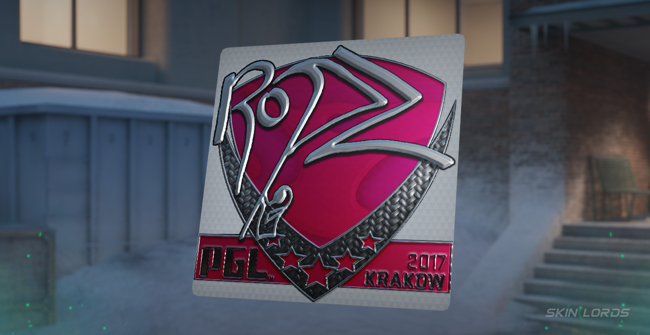 cs2 sticker Ropz (Foil) Krakow 2017