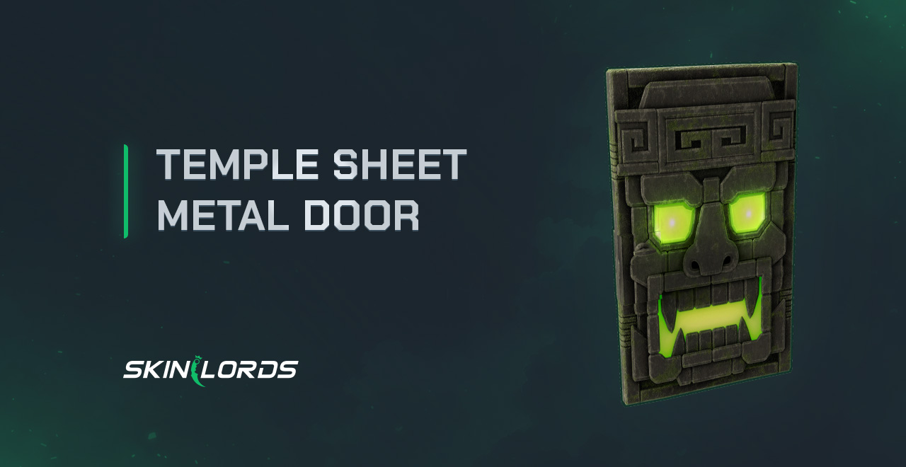 Temple Sheet Metal Door rust item store