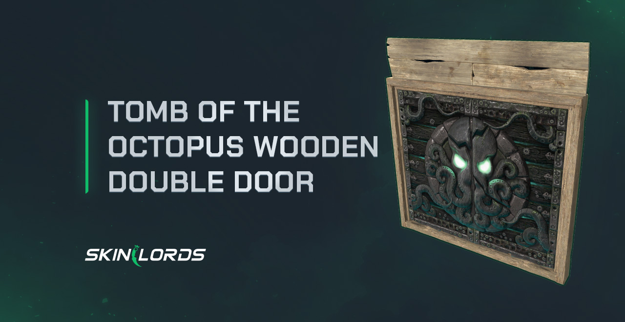 Tomb Of The Octopus Wooden Double Door rust item store