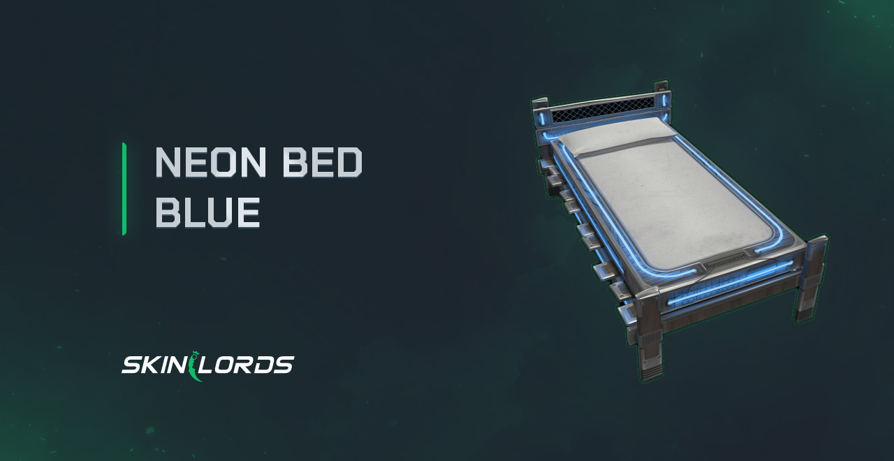 Neon Bed - Blue rust item store