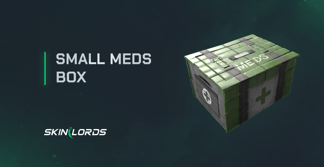 Small Meds Box rust item store