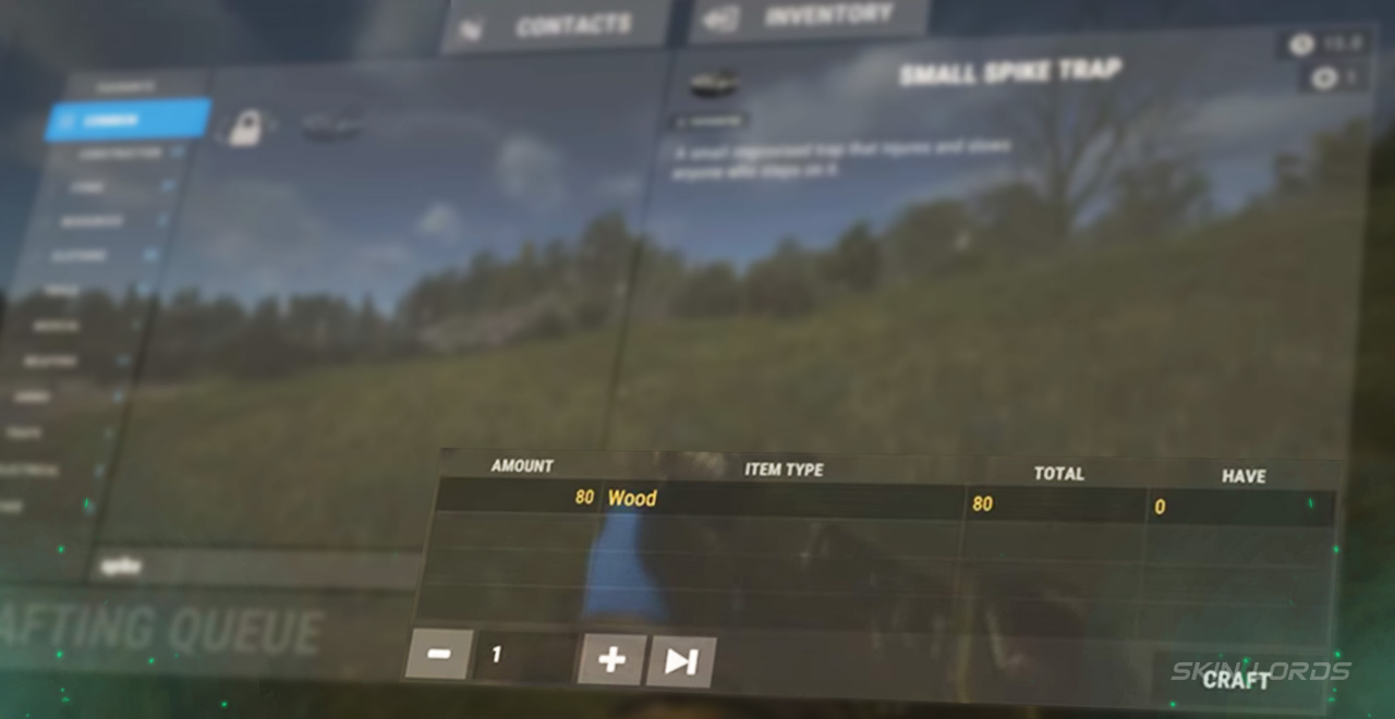 How to Craft Rust's Small Spike Trap