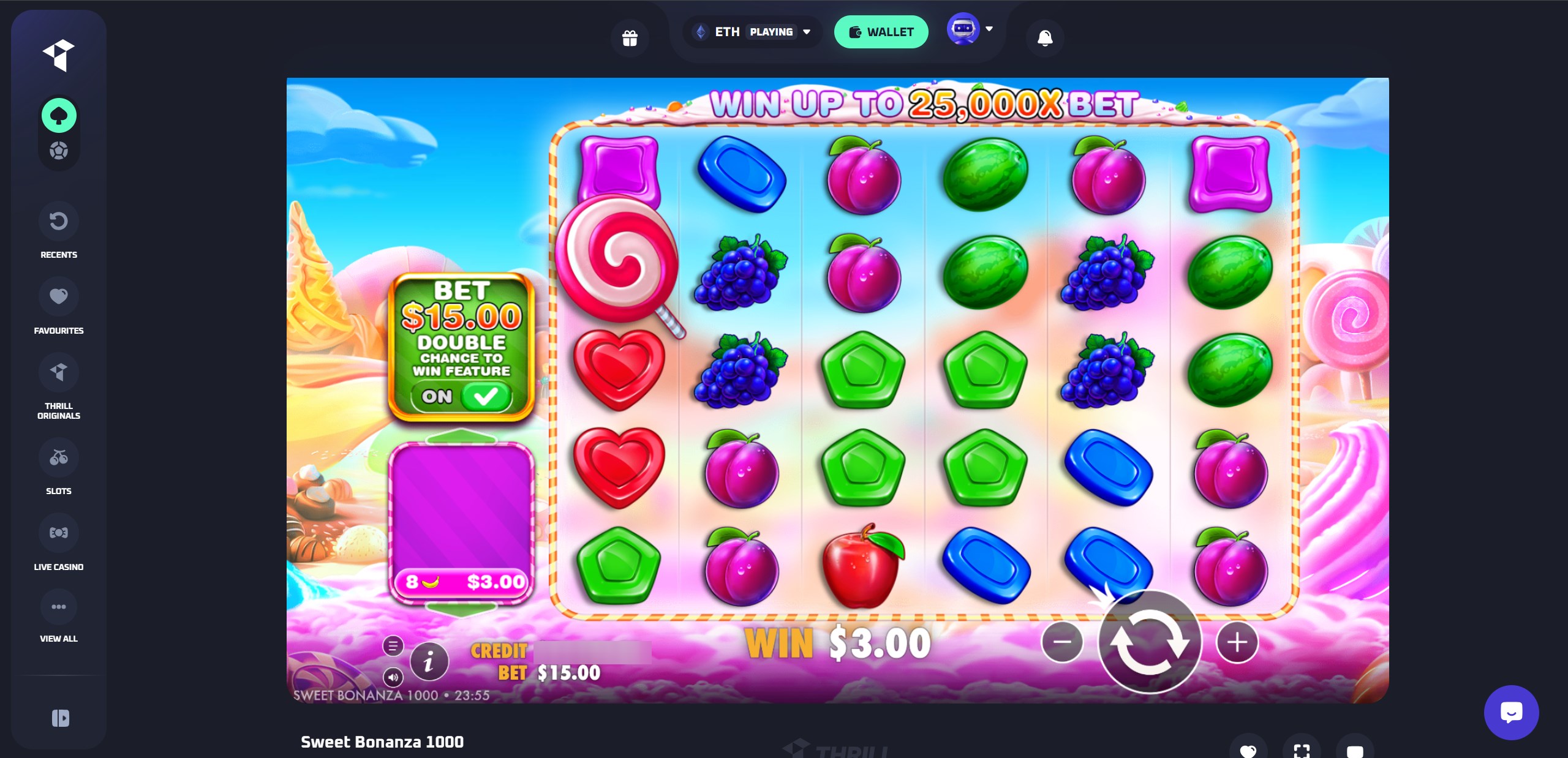 thrill.com slots spin