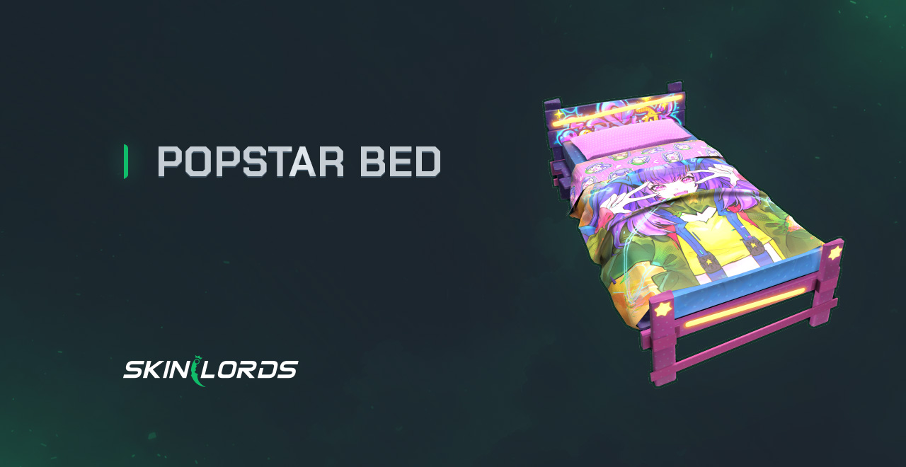 Popstar Bed rust item store skins