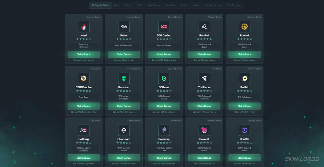 best crypto casinos with deposit bonuses