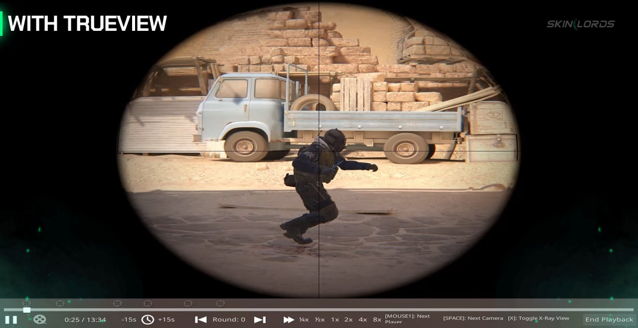cs2 demo with trueview