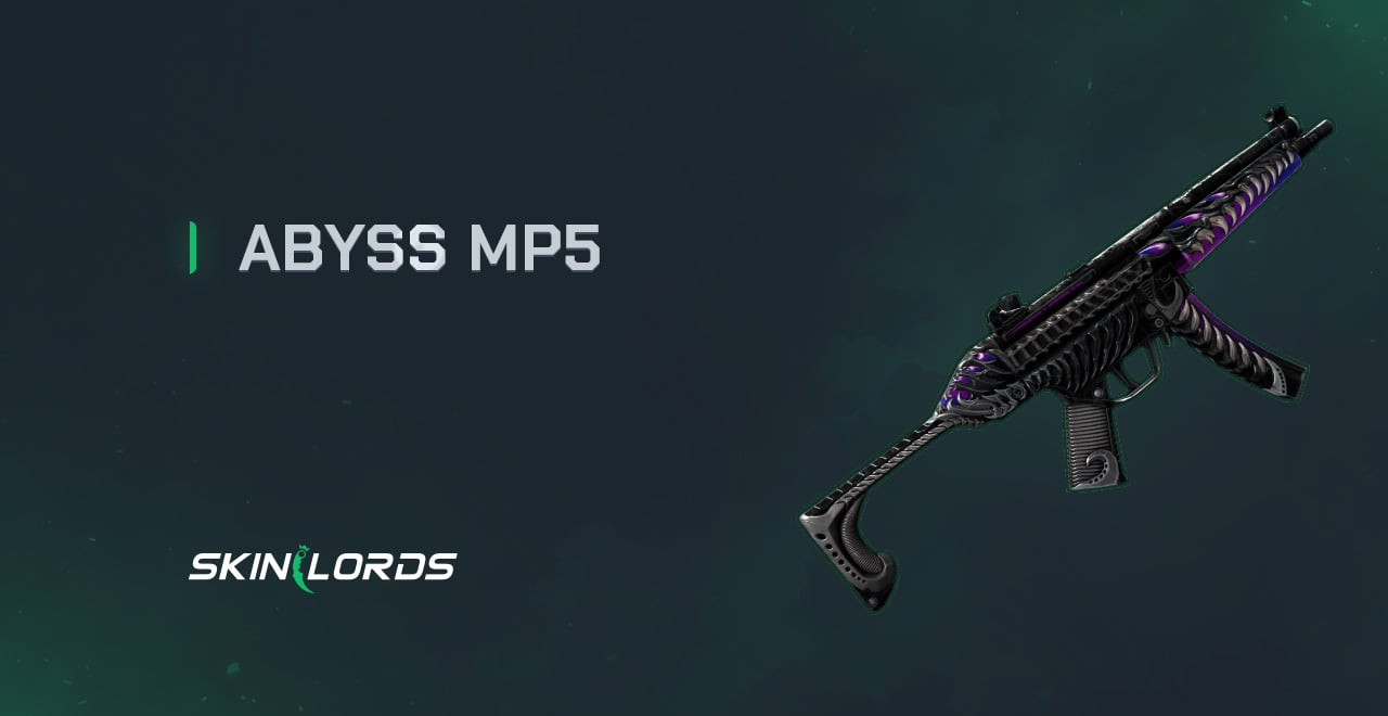 Abyss MP5 rust skin in the rust item store
