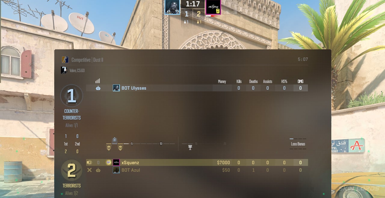 cs2 spawn bots command