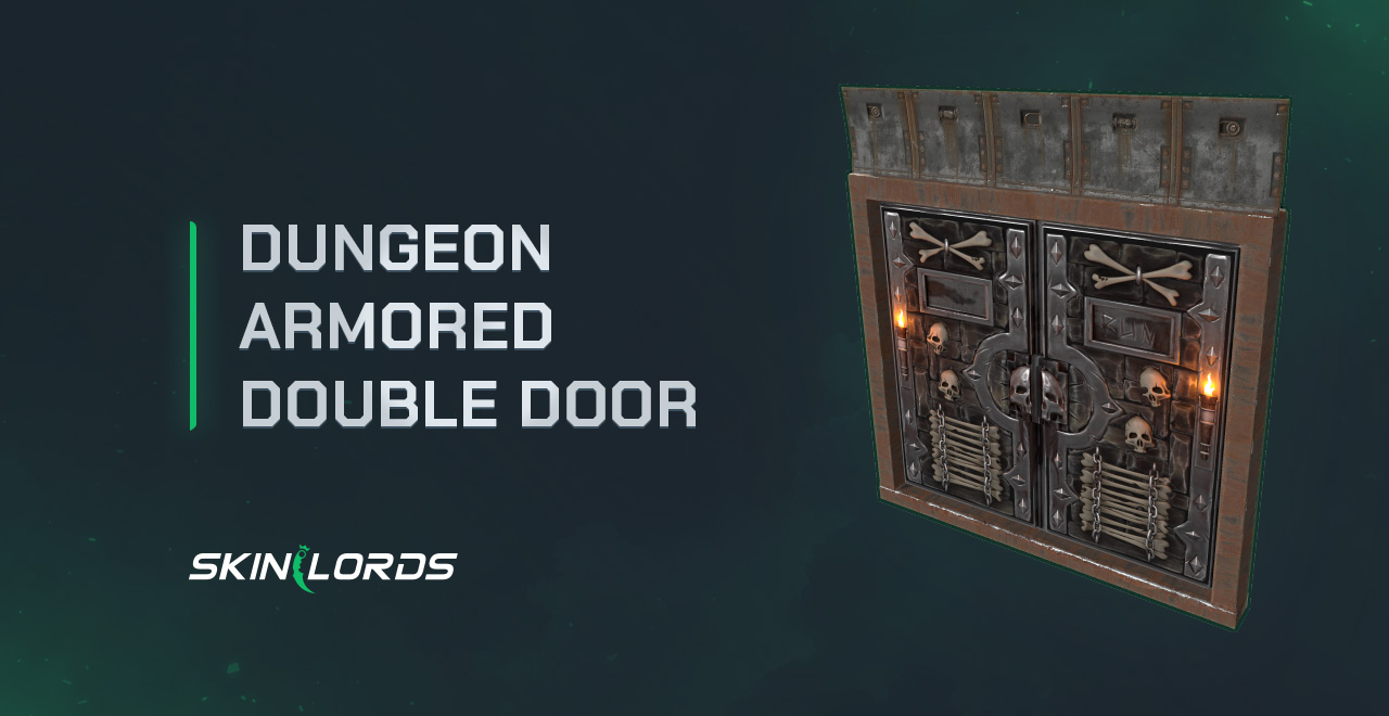 Dungeon Armored Double Door rust item store