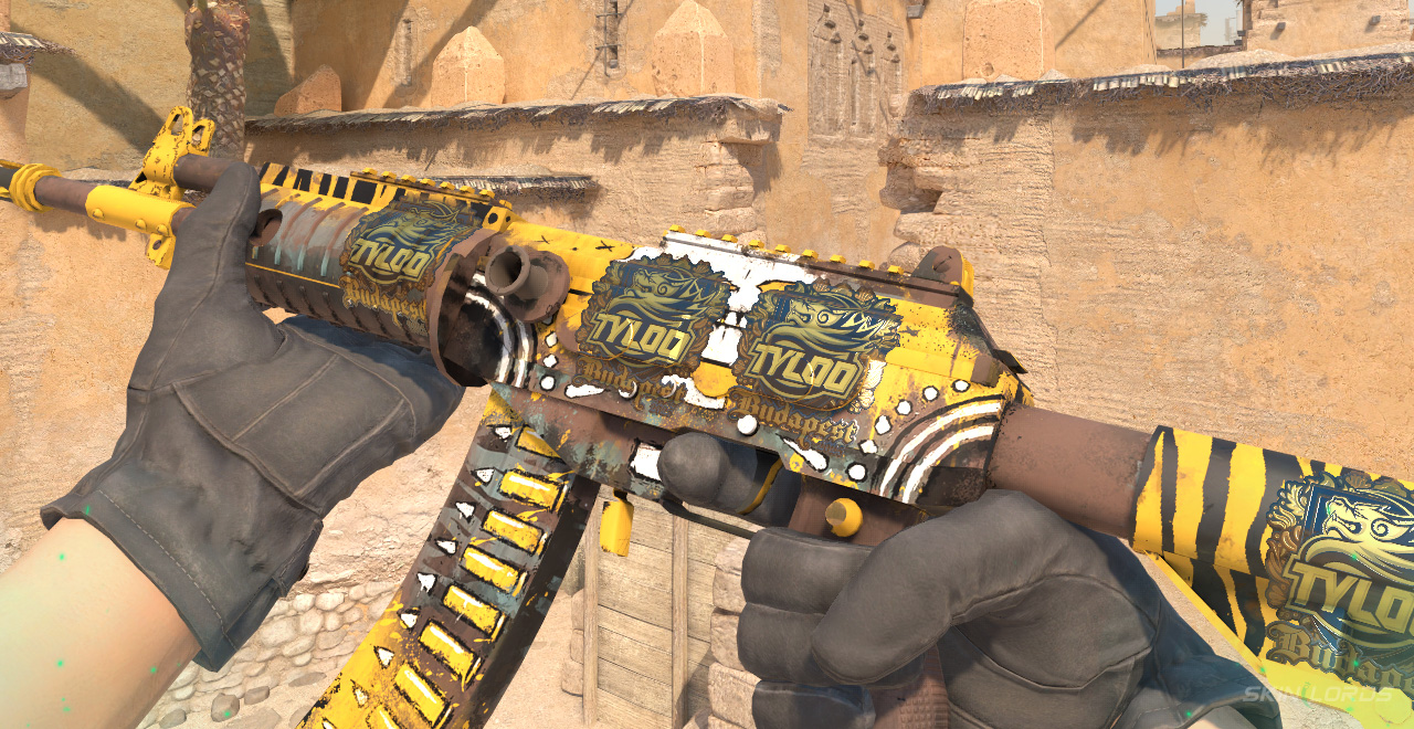 Galil AR Chatterbox + 4x Tyloo (Gold) Budapest 2025 tyloo budapest sticker craft