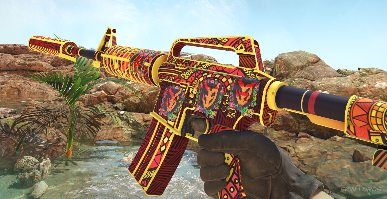 M4A1-S Chantico's Fire + 4x 3DMAX (Holo) Budapest 2025 3dmax budapest sticker craft