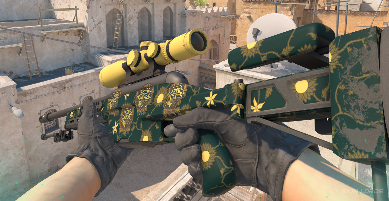SSG 08 Sea Calico + 4x Red Canids (Gold) Budapest 2025 red canids budapest sticker craft