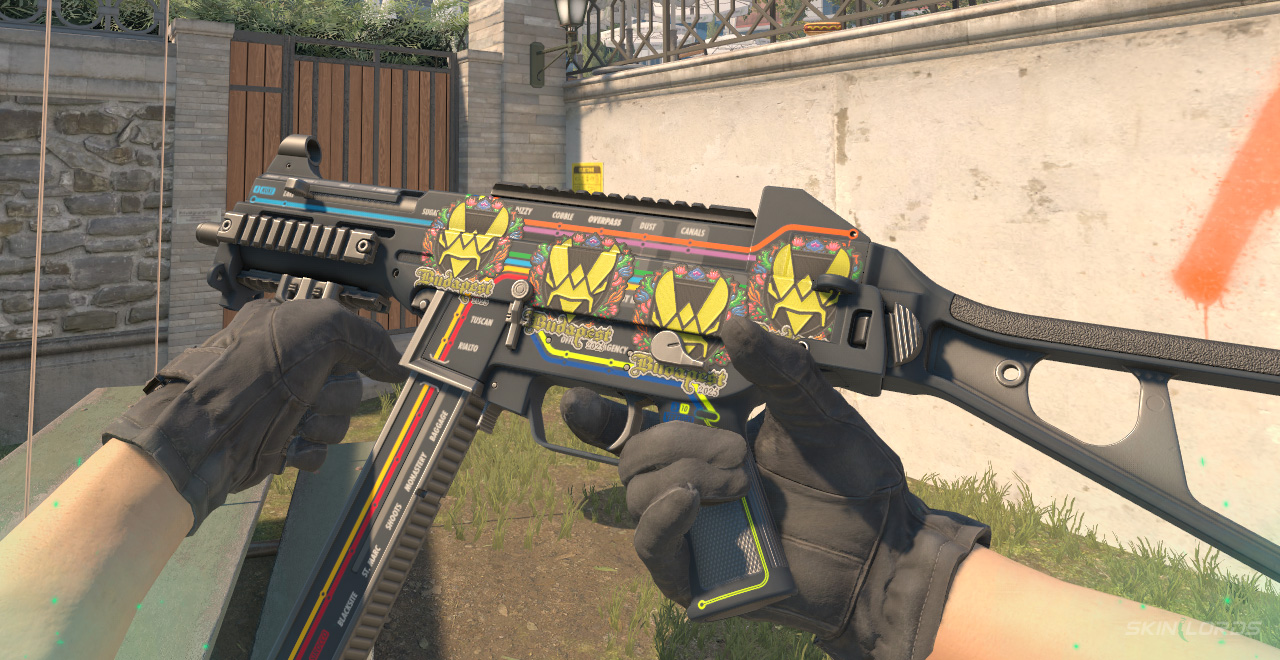 UMP-45 Late Night Transit + 4x Vitality (Embroidered) Budapest 2025 vitality budapest sticker craft
