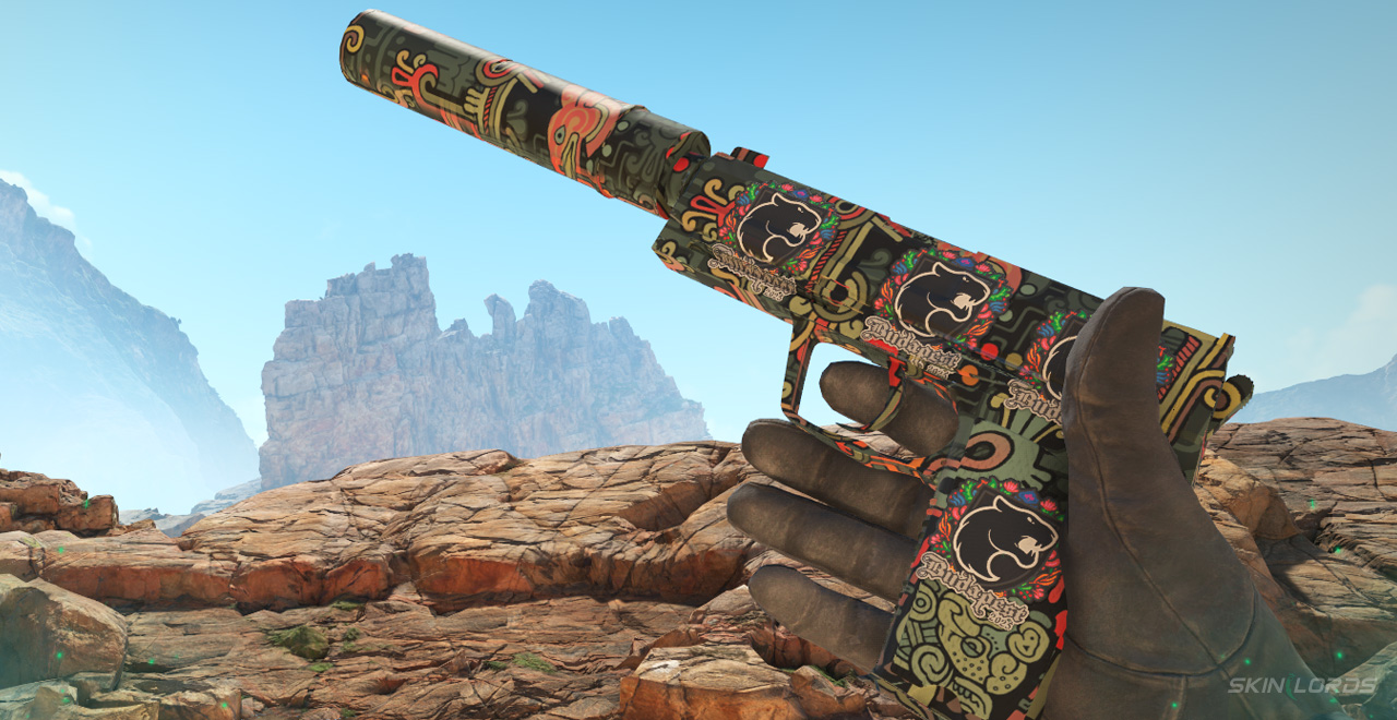USP-S Ancient Visions + 4x Furia (Embroidered) Budapest 2025 furia budapest cs2 sticker craft