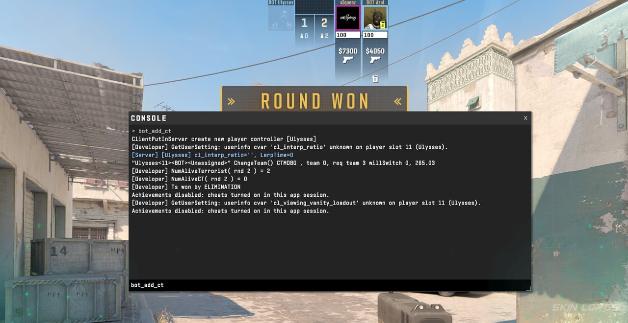 cs2 add bots command