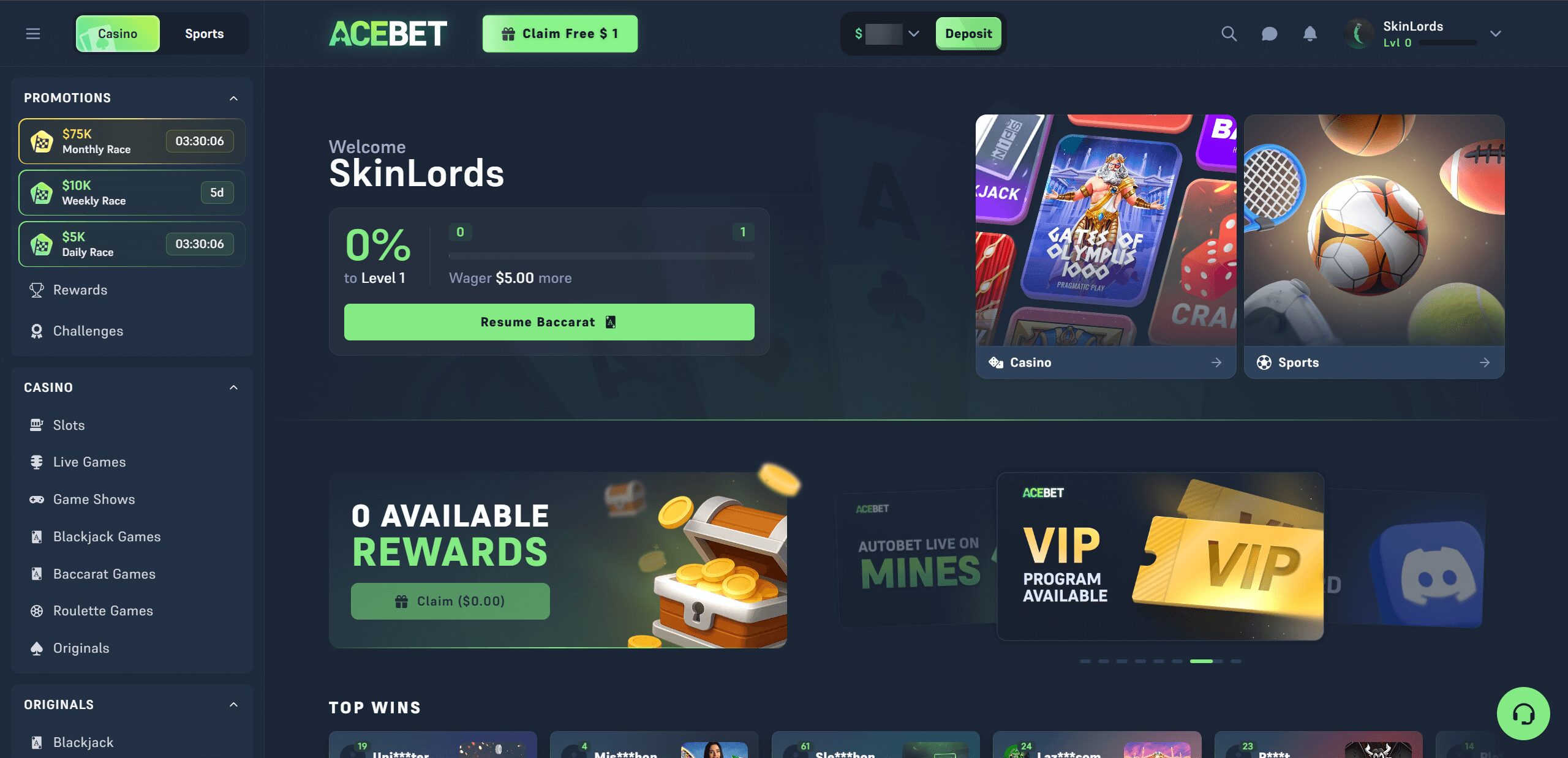 Acebet Review | Acebet Home Page