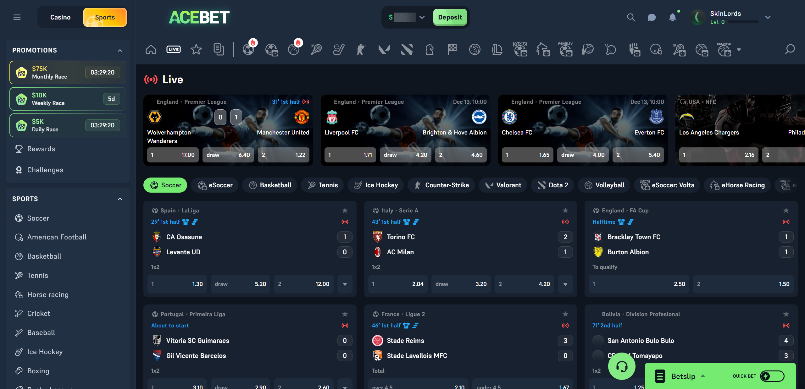 Acebet Sportsbook