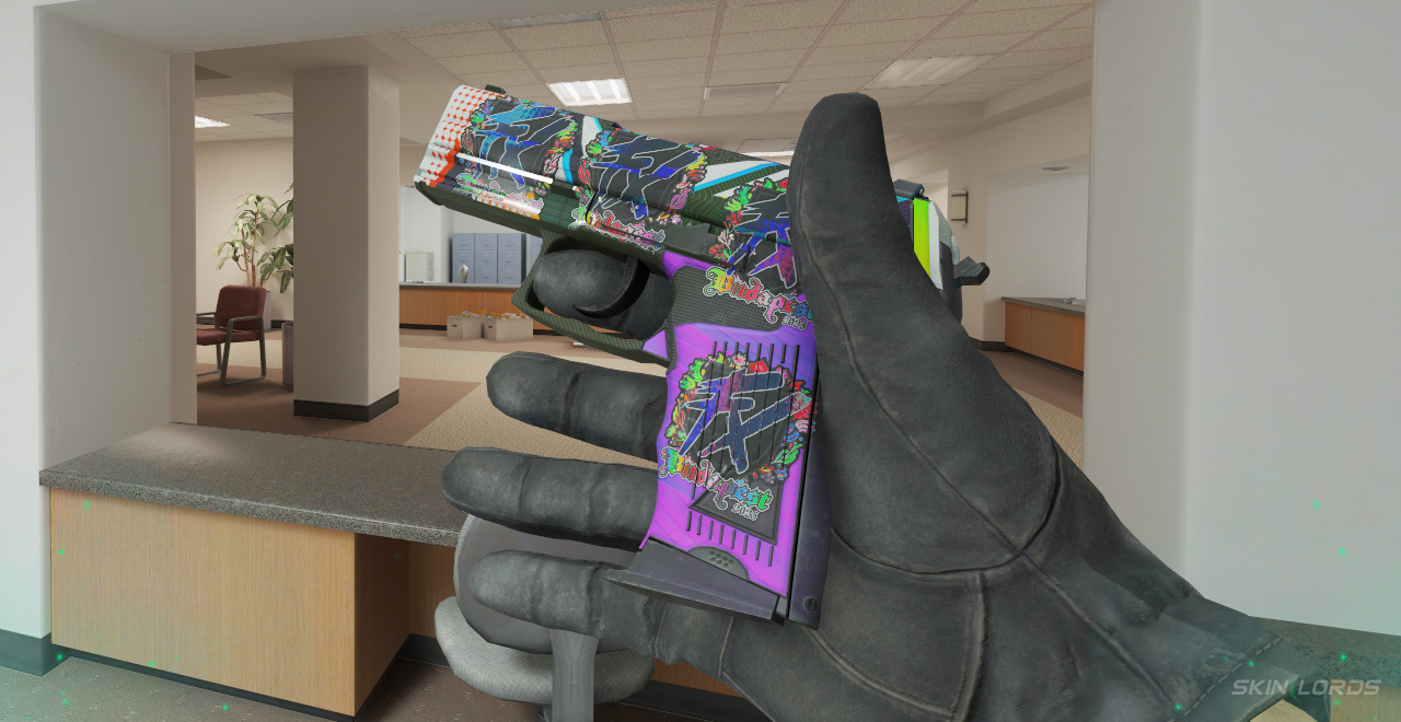 P2000 Wicked Sick + 4x Fluxo (Holo) Budapest 2025 fluxo budapest sticker craft