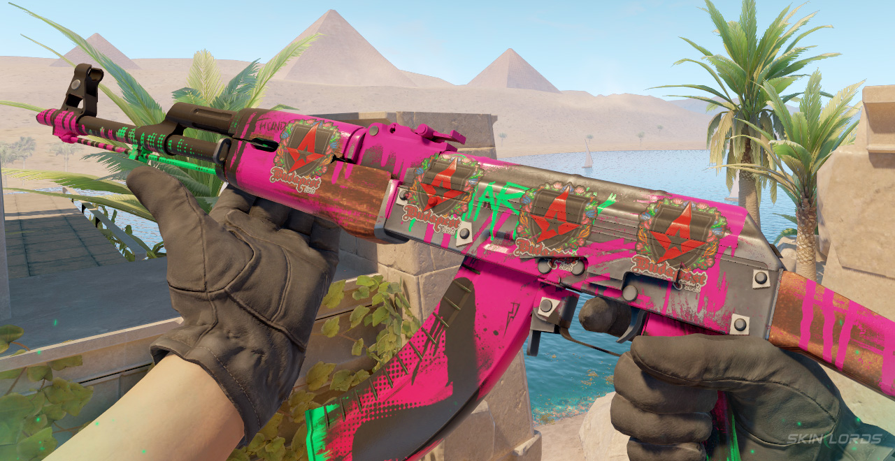 AK-47 Neon Revolution + 4x Astralis (Embroidered) Budapest 2025 astralis budapest sticker craft