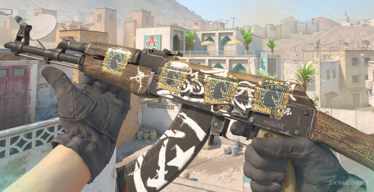 AK-47 Wasteland Rebel + 4x Team Liquid (Gold) Budapest 2025 liquid budapest sticker craft