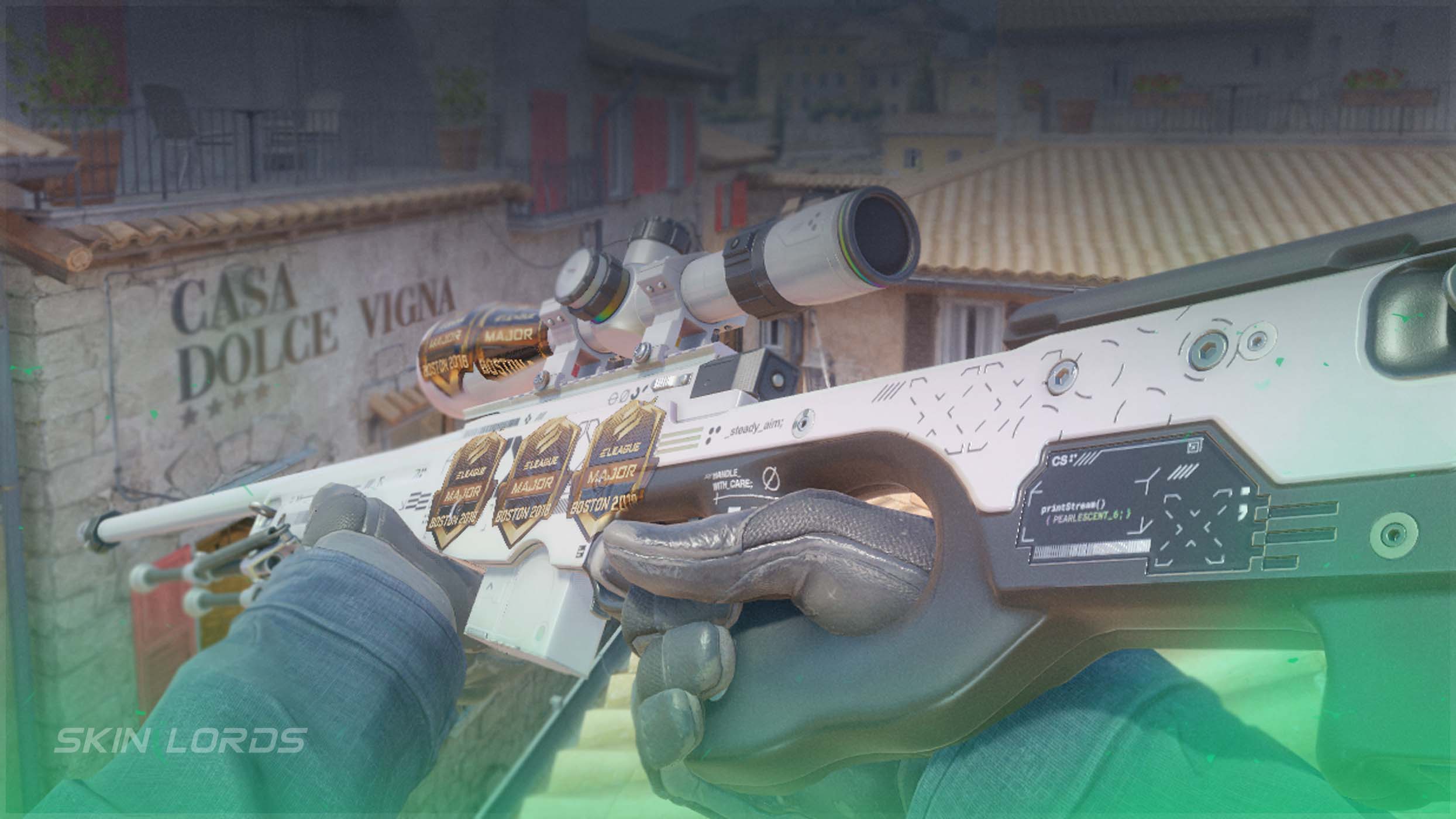 Best CS2 AWP Sticker Positions