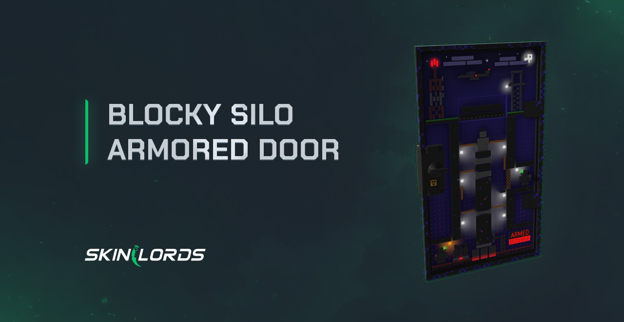 Blocky Silo Armored Door rust item store