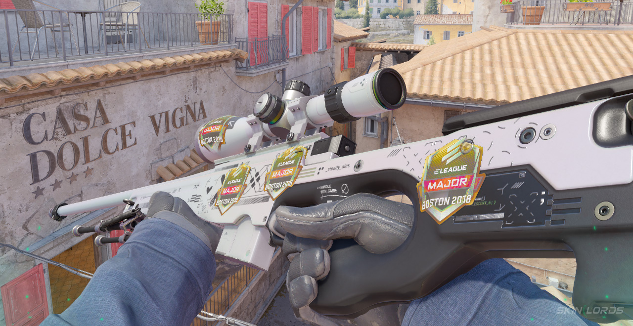 Best AWP Sticker Position: Default 4x