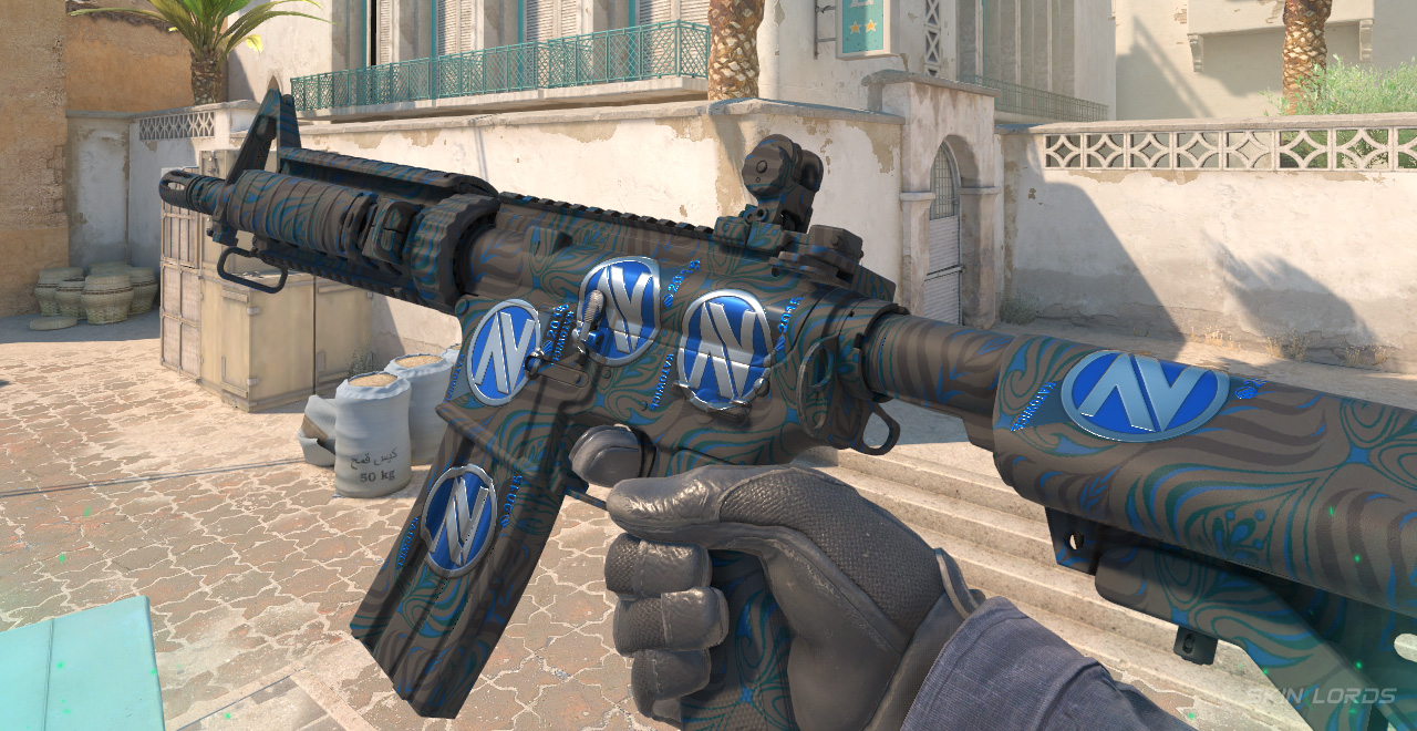 Best M4A4 Sticker Position Default 4x + Magazine