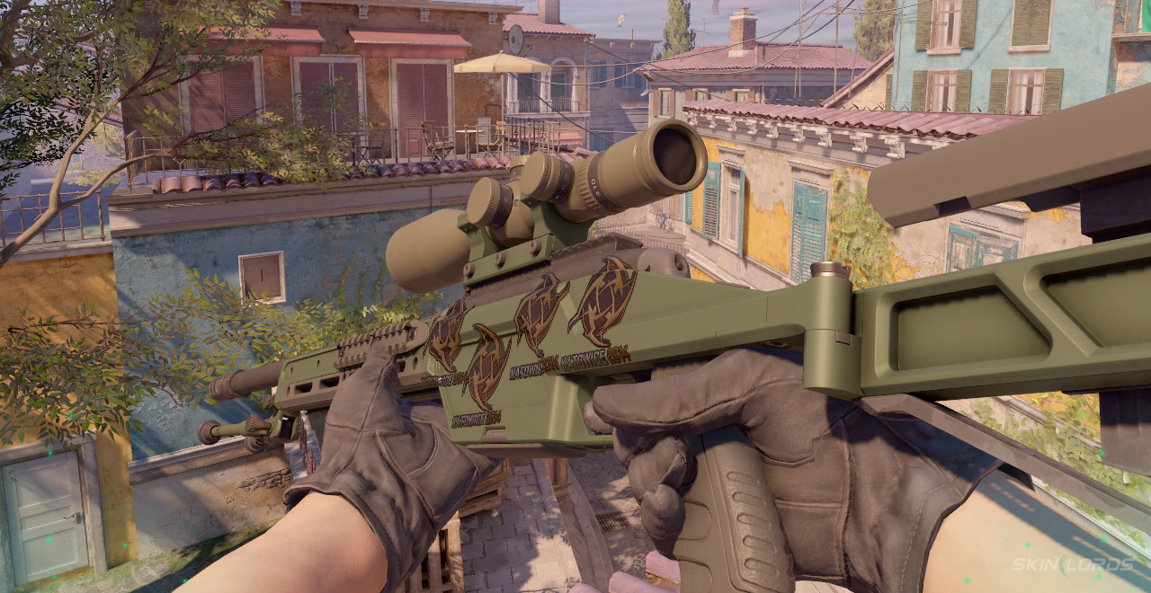 Best CS2 SSG-08 Sticker Position: Default 4x