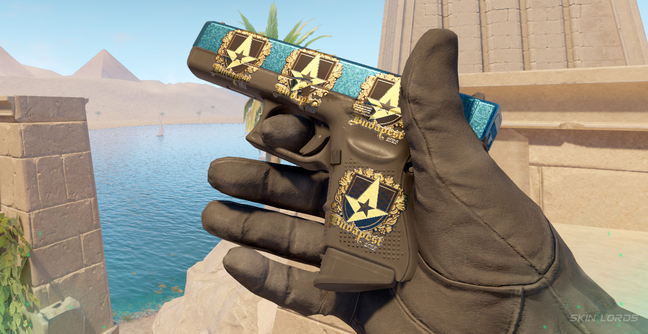 Glock-18 Twilight Galaxy + 4x Astralis (Gold) Budapest 2025 astralis budapest sticker craft