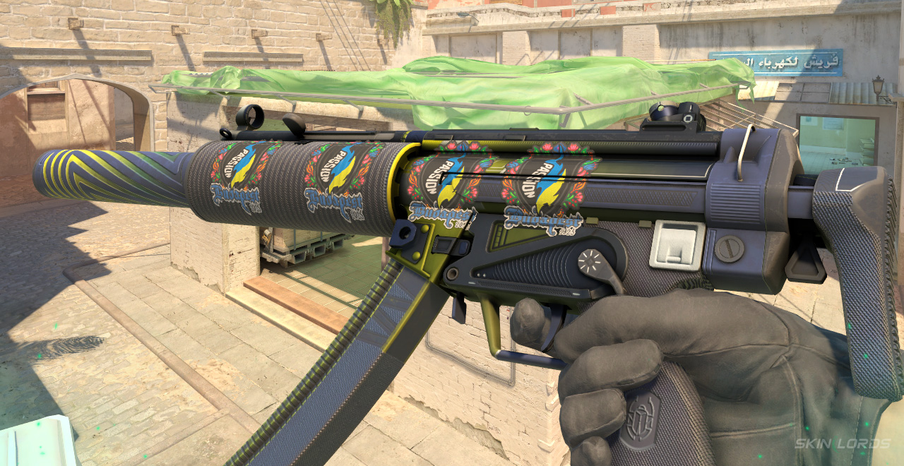 MP5-SD Condition Zero + 4x Passion UA (Embroidered) Budapest 2025 passion ua budapest sticker craft