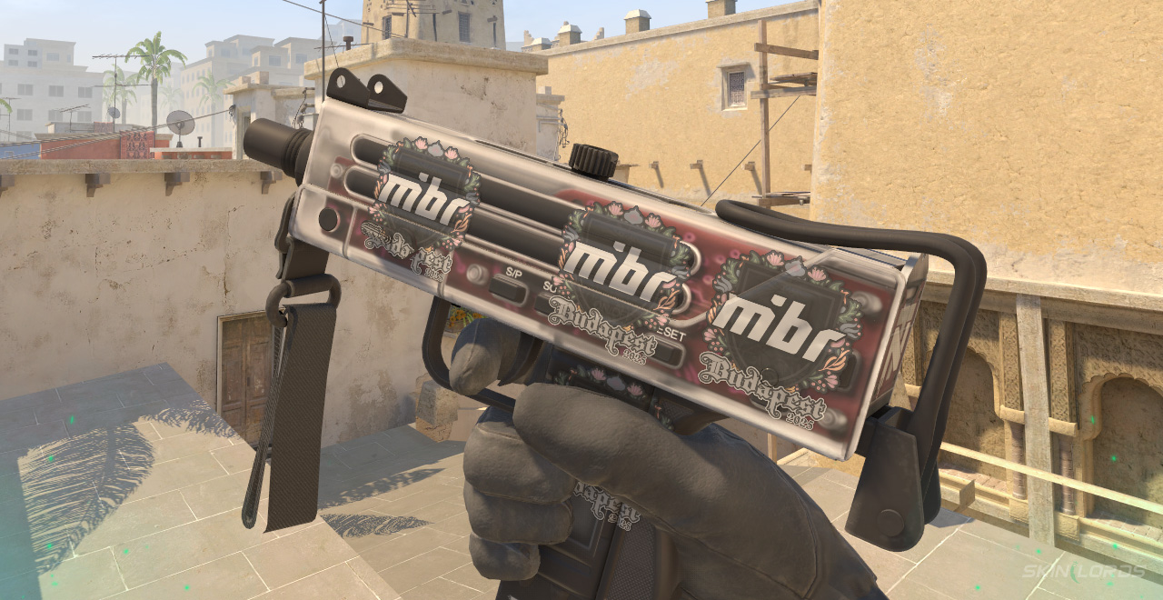 MAC-10 Button Masher + 4x MIBR (Paper) Budapest 2025 mibr budapest sticker craft