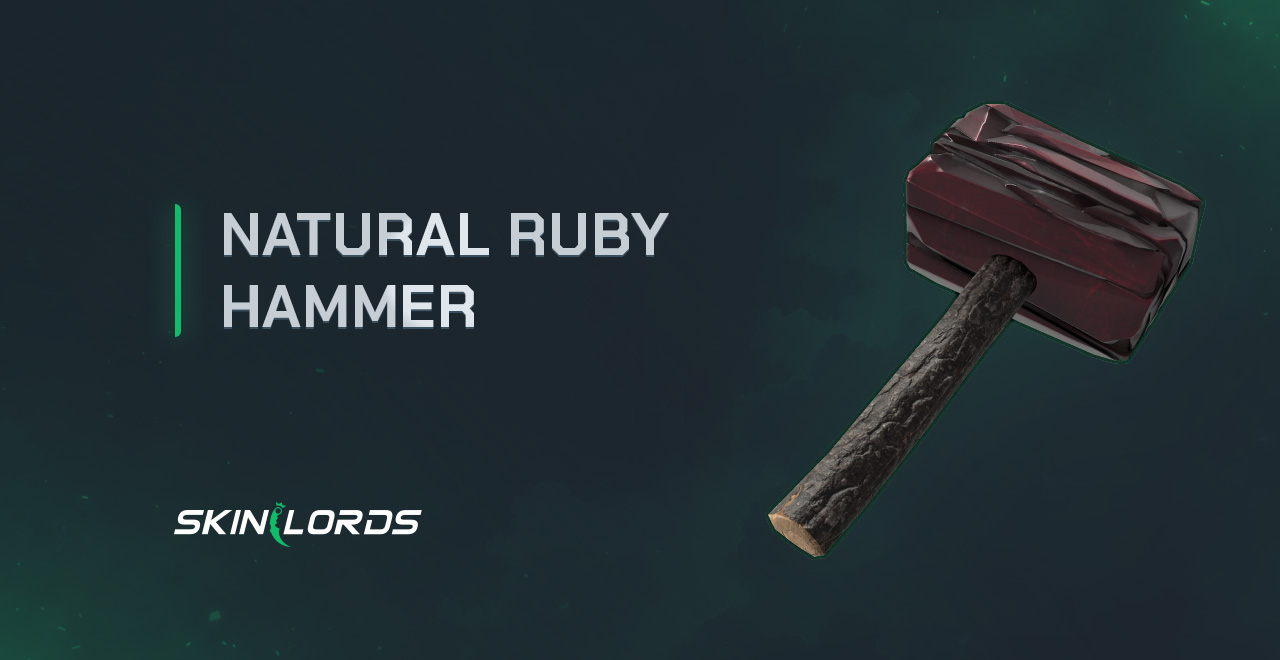 Natural Ruby Hammer rust item store