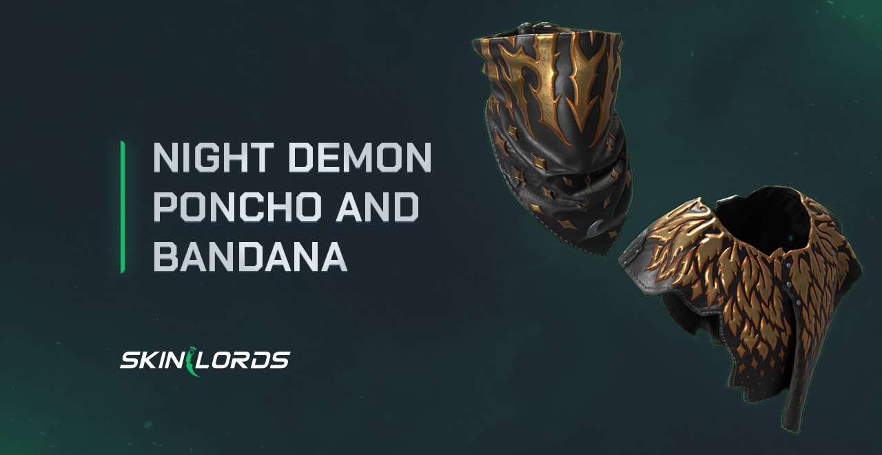 Night Demon Bandana & Poncho rust item store