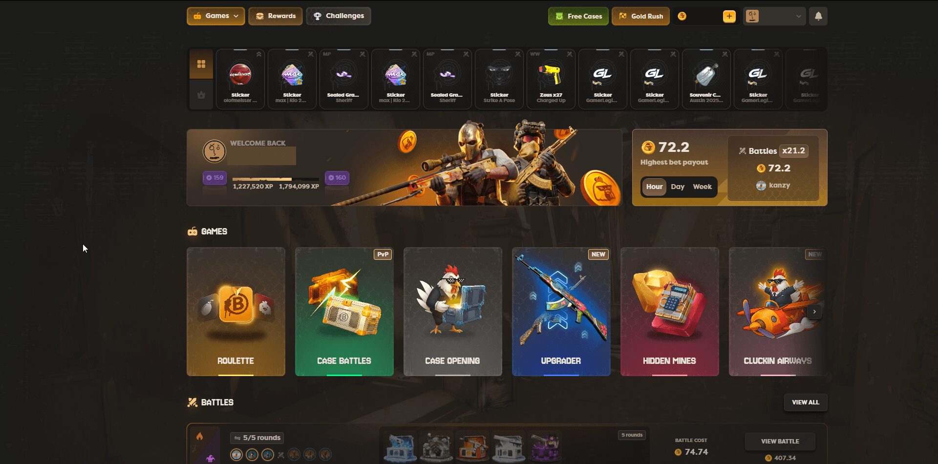 B.Site Home Page