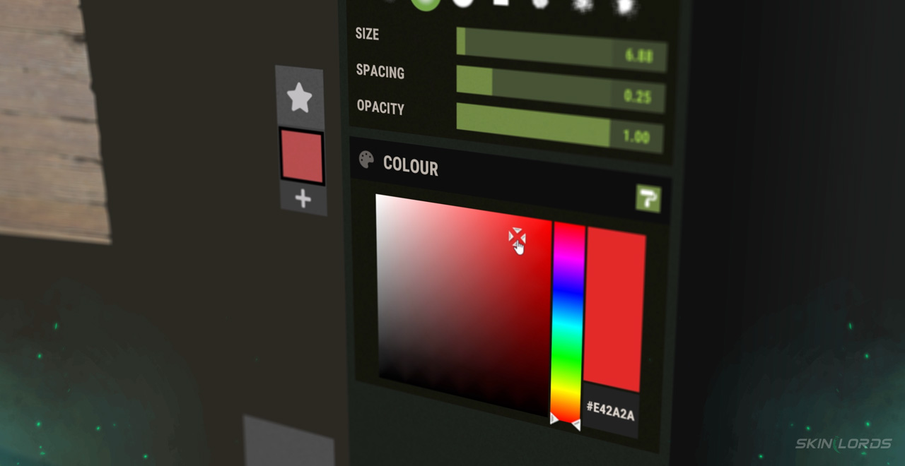 rust Paint Color Wheel
