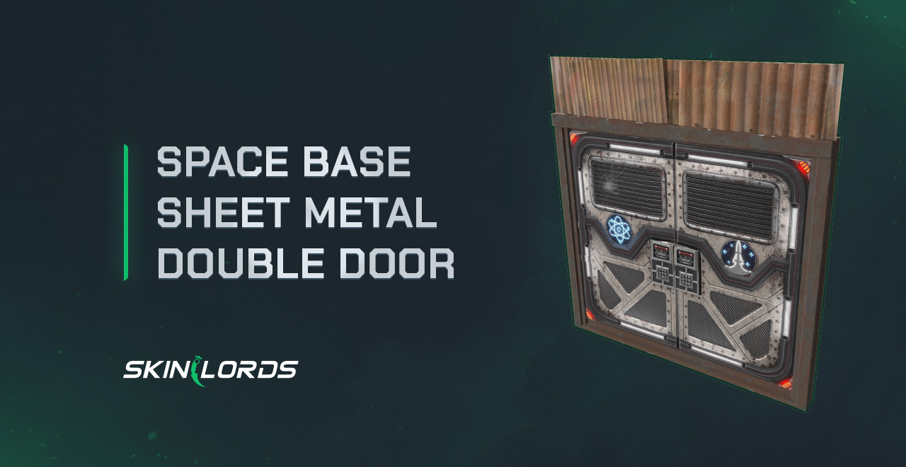 Space Base Sheet Metal Double Door rust item store