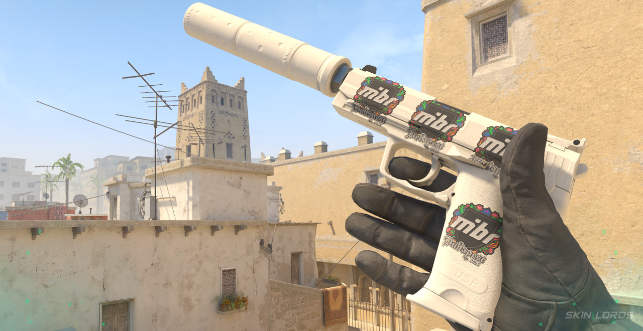 USP-S Whiteout + 4x MIBR (Embroidered) Budapest 2025 mibr budapest sticker craft
