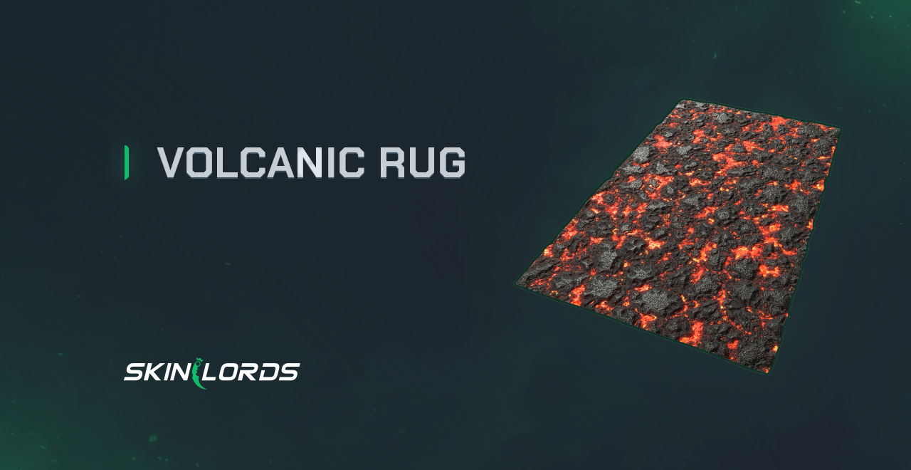 Volcanic Rug rust item store