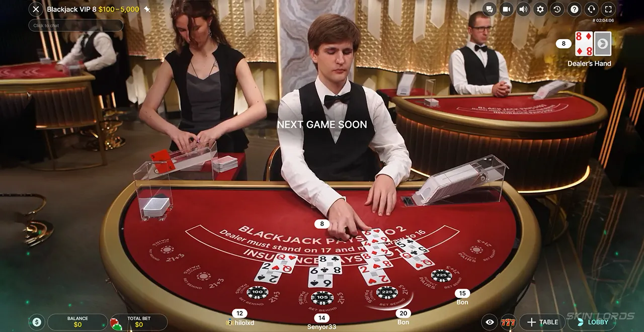 Card Shuffling and Dealing Process of Online Blackjack