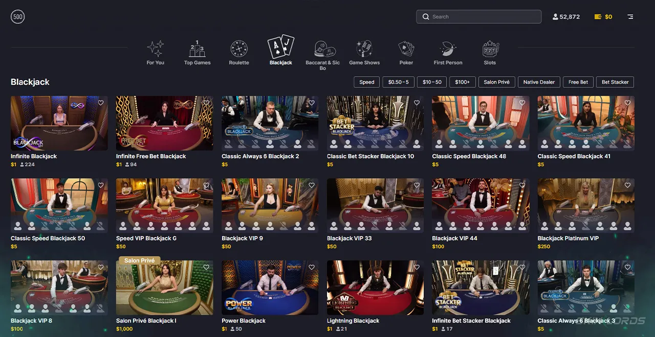 The Camera and Streaming System of Live Online Blackjack