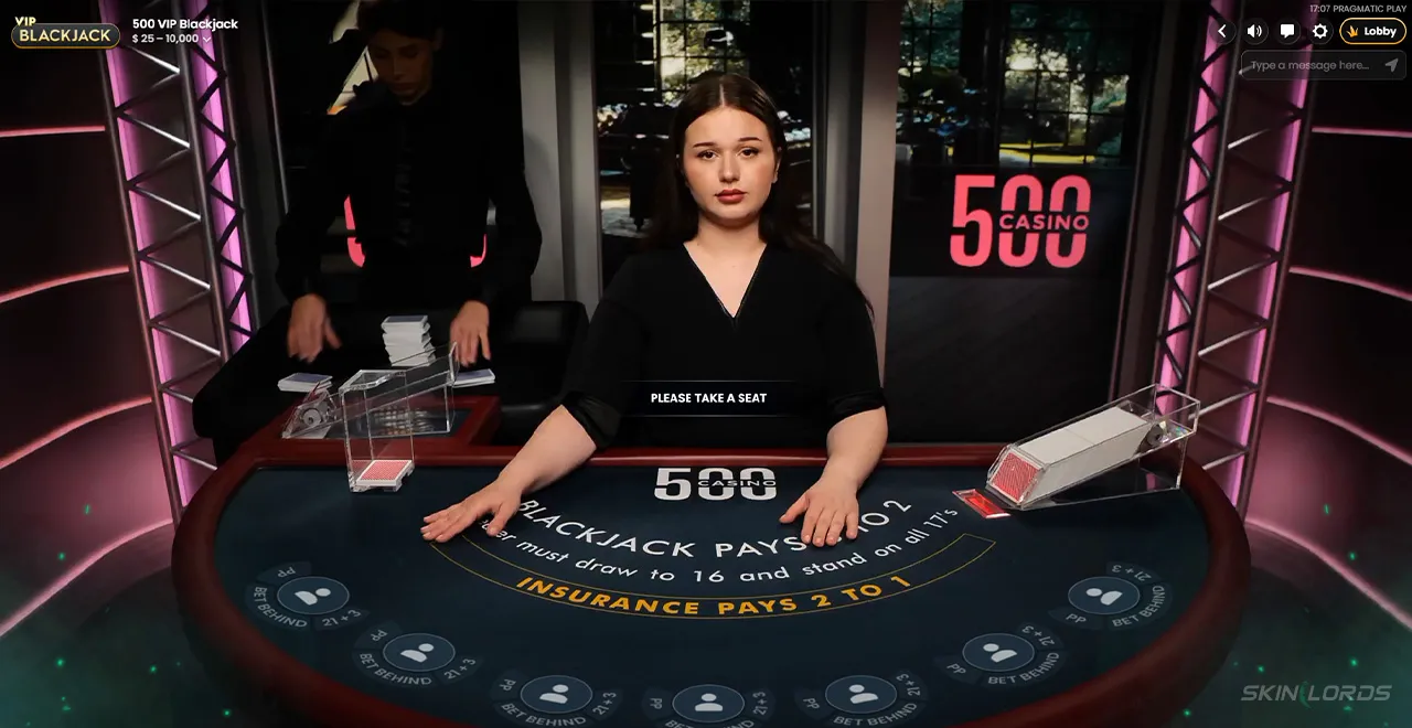 How a Live Blackjack Round Plays Out