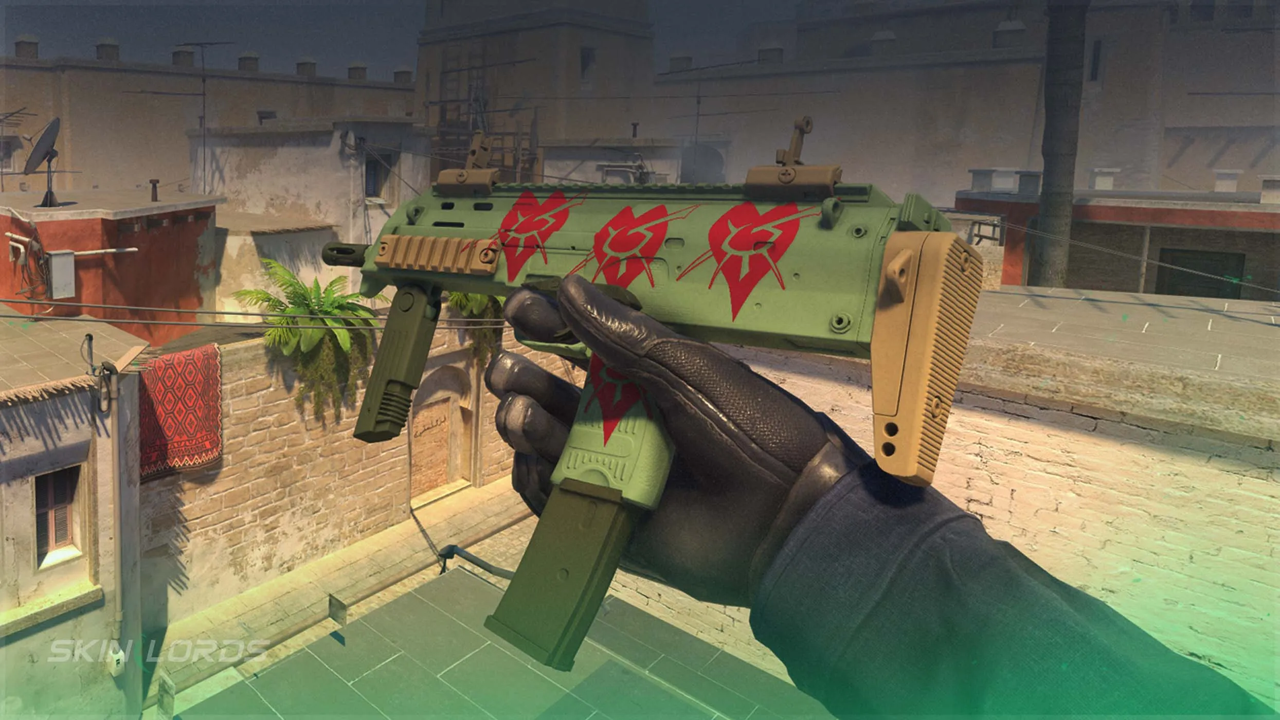 Best CS2 MP7 Sticker Position
