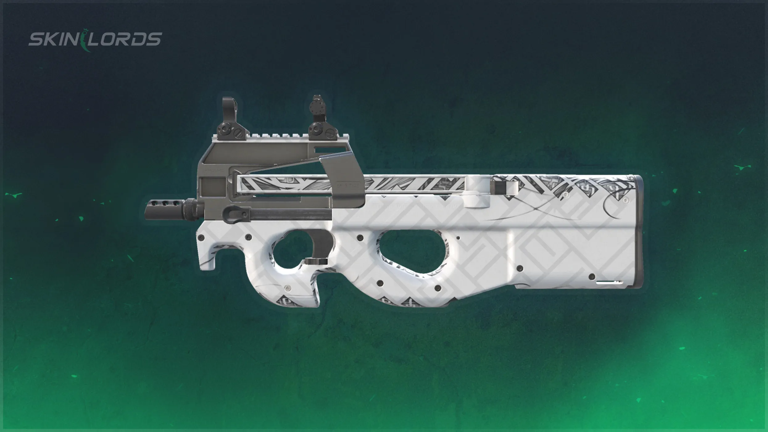Best CS2 P90 Aeolian Light White Gem Patterns