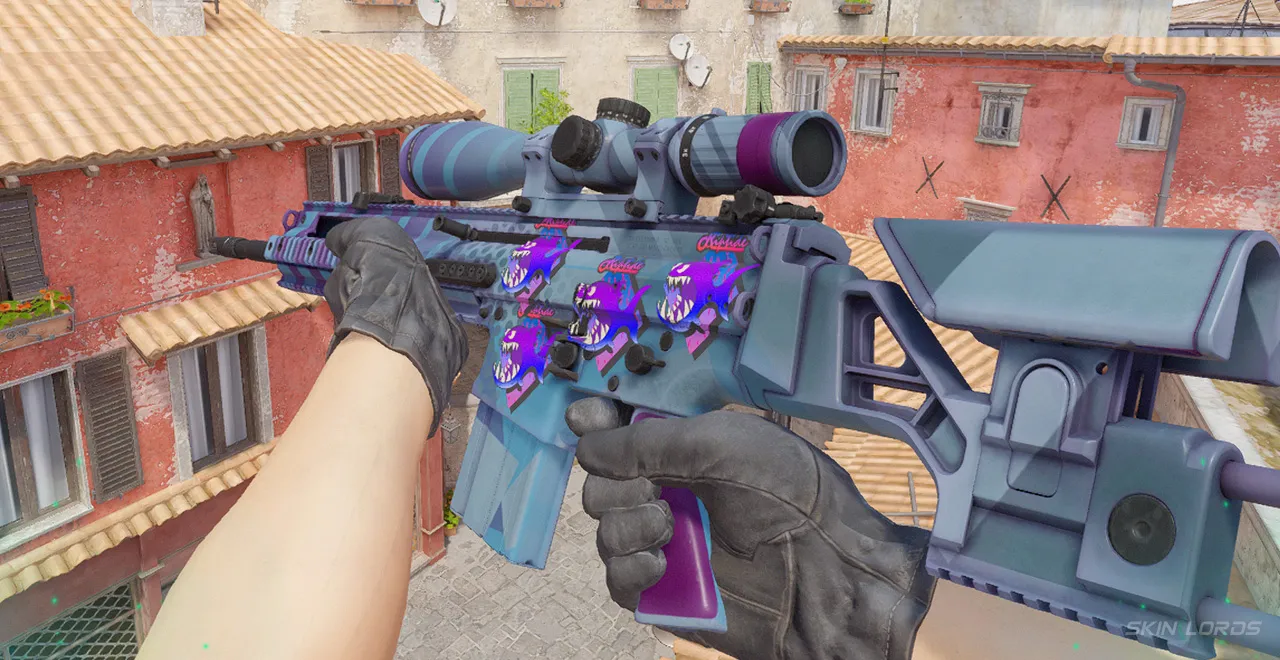 Best SCAR-20 Sticker Position: Default 4x