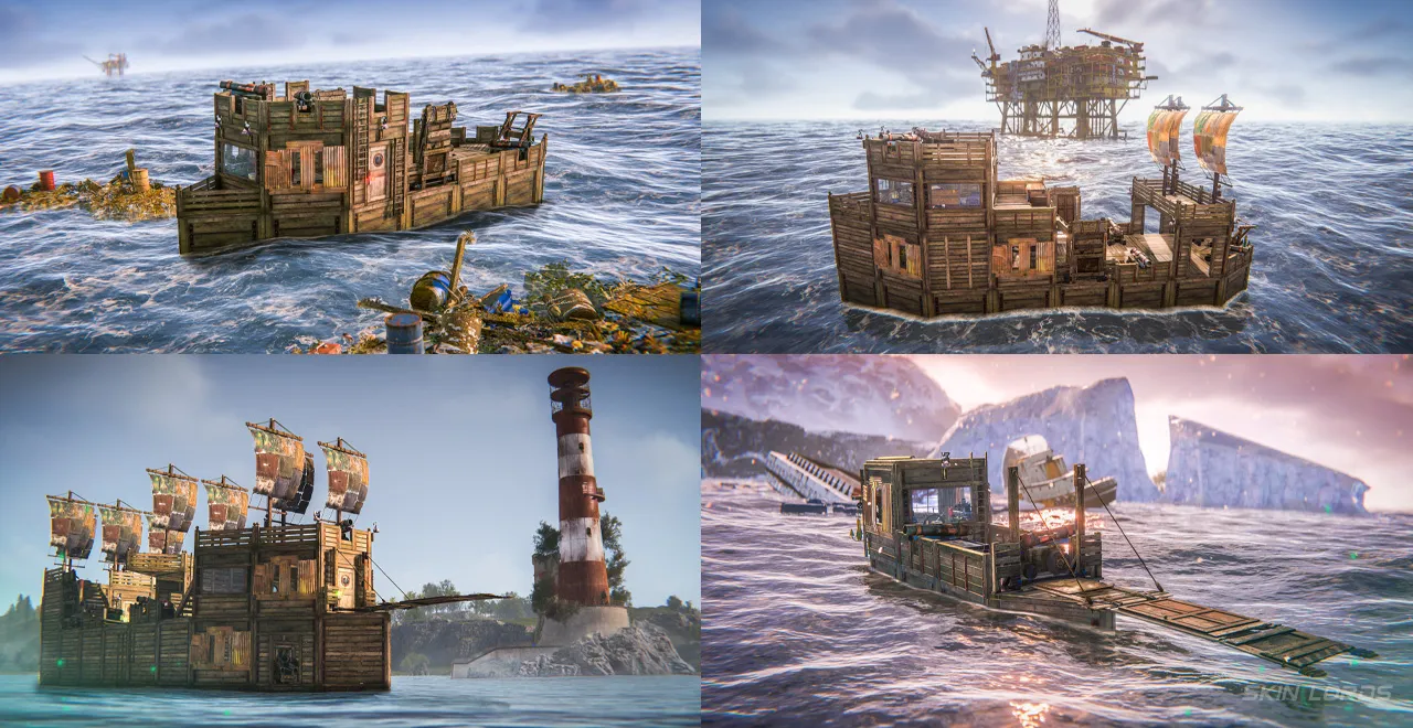 rust Modular Player-Made Boats